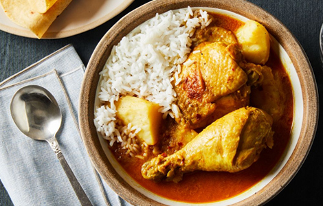 Ginger Express chicken curry and biryani in Leith. 